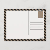 Jahr des Pferdes 2014 (Holz) Feiertagspostkarte (Rückseite)