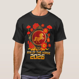 Jahr des Pferdes 2026 - Chinesisches Neujahrs-Zodi T-Shirt