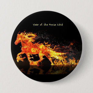 Jahr des Pferdes 2026 (Feuerpferd) Button