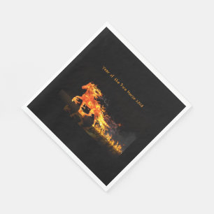 Jahr des Pferdes 2026 (Feuerpferd) Serviette