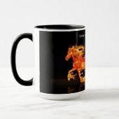 Jahr des Pferdes 2026 (Feuerpferd) Tasse (Links)