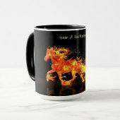Jahr des Pferdes 2026 (Feuerpferd) Tasse (Vorderseite Links)