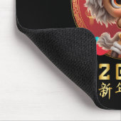 Jahr des Pferdes 2026 Niedliches chinesisches Mond Mousepad (Ecke)