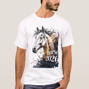 Jahr des Pferdes 2026 T-Shirt