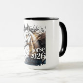 Jahr des Pferdes 2026 Tasse (VorderseiteRechts)