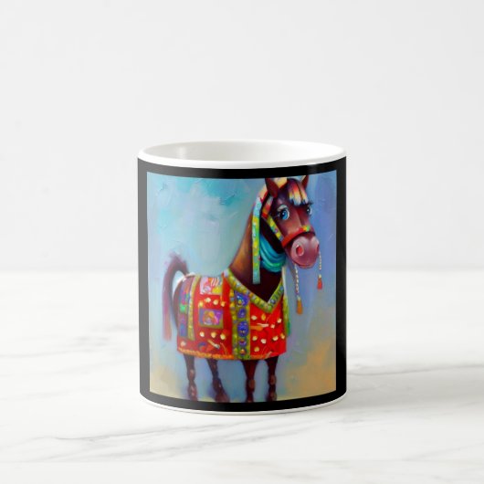 Jahr des Pferdes 2 Kaffeetasse (Mittel)