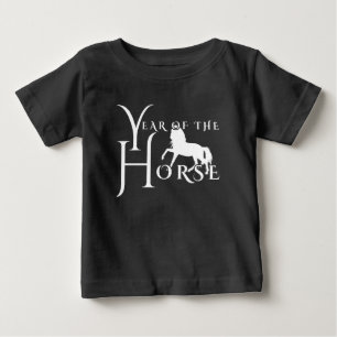 Jahr des Pferdes Baby T-shirt