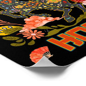 Jahr des Pferdes Chinesisch Neujahr 2026 Premium Poster (Ecke)