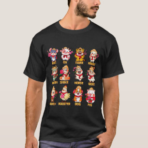 Jahr des Pferdes Chinesische Tierkreiszeichen Luna T-Shirt