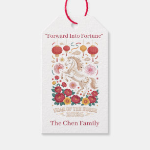 Jahr-des-Pferdes-Chinesisches-Neujahrs-Tag Geschenkanhänger