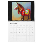 Jahr des Pferdes Kalender (Feb 2027)