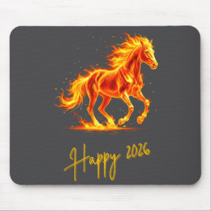 Jahr des Pferdes Lunar Chinesisches Neujahr Feuerp Mousepad