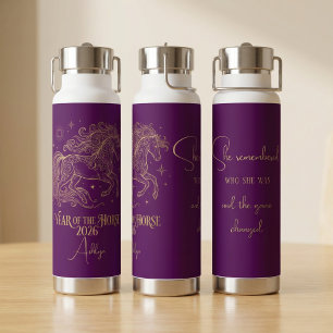 Jahr des Pferdes Motivationsgipfel Trinkflasche
