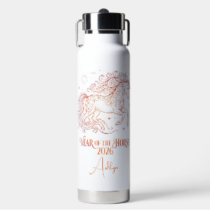 Jahr des Pferdes Motivierend Trinkflasche