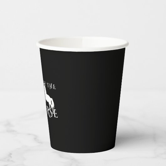 Jahr des Pferdes Pappbecher (Links)