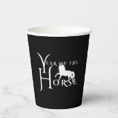 Jahr des Pferdes Pappbecher (Vorderseite)