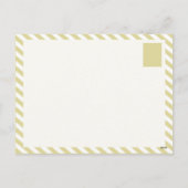 Jahr des Pferdesymbols Feiertagspostkarte (Rückseite)