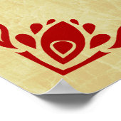 Jahr des Pferdesymbols Poster (Ecke)