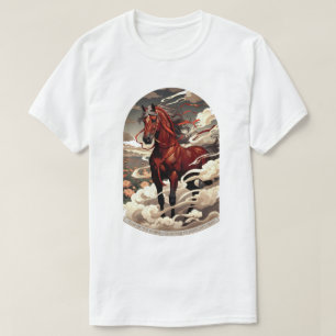 Jahr des Pferdewächters, Mondneujahrsgeschenk T-Shirt