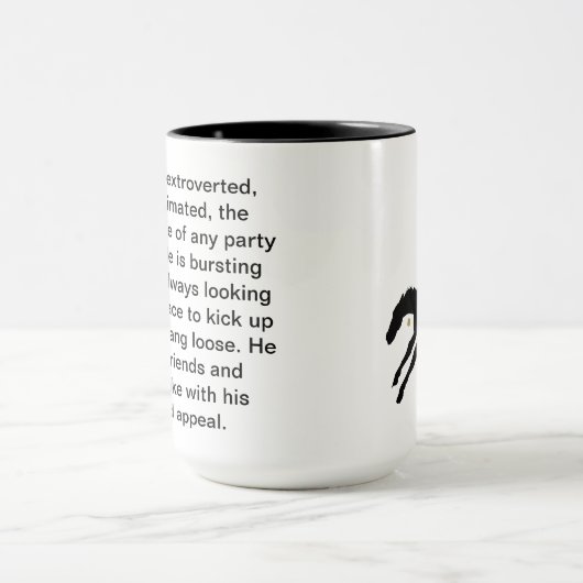 Jahr des Pferds - chinesischer Tierkreis Tasse (Zentrum)