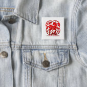 Jahr des Pferds Papercut Button (Beispiel)