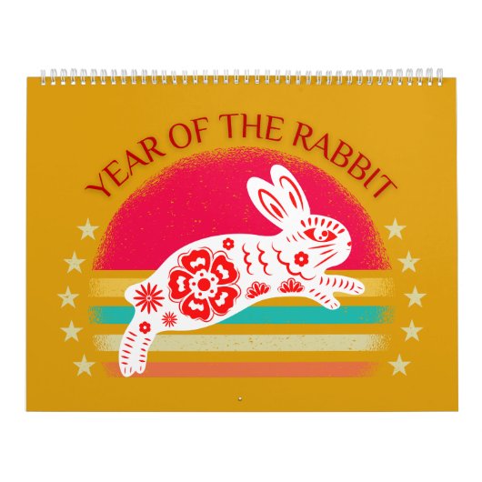 JAHR DES RABBIT KALENDER (Titelbild)