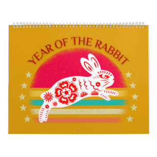 JAHR DES RABBIT KALENDER