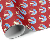 Jahr des Rabbit Wrapping Paper Geschenkpapier (Rolleneckpunkt)