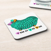 Jahr des Rammschaf- oder Ziegenkork-Untersetzer Getränkeuntersetzer (Linke Seite)