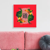 Jahr des Rasters Leinwanddruck (Insitu (Wohnzimmer))