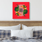 Jahr des Rasters Leinwanddruck (Insitu (Schlafzimmer))