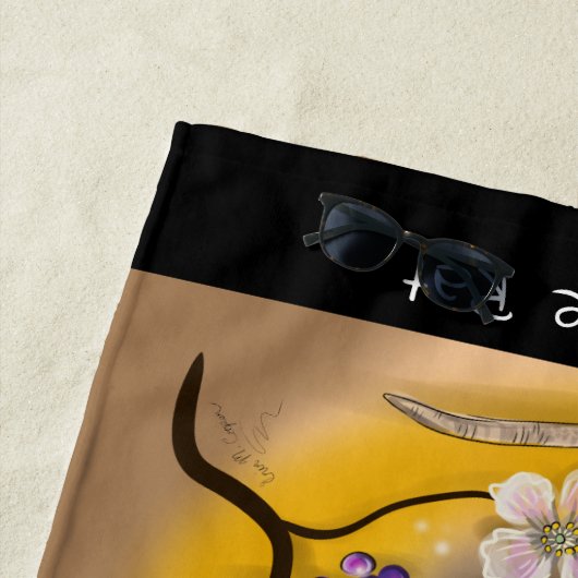 Jahr des Ratten-Chinese-Tierkreises Strandtuch (Beispiel)