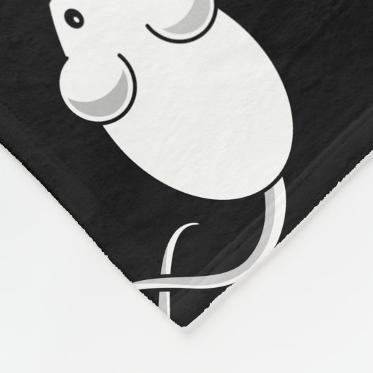 Jahr des Rattenmausmusters 2020 mit Text Fleecedecke (Ecke)