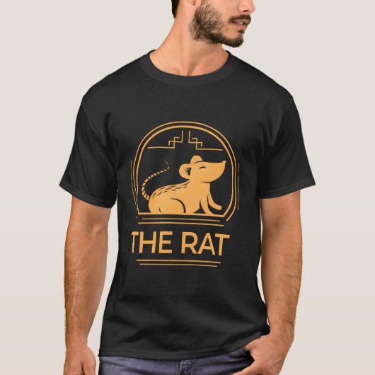 Jahr des Rattens Shirt Chinesisch Neujahr Rat 2020 (Vorderseite)