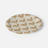 Jahr des Rooster-Glücks zum neuen Jahr 2017-Party Pappteller (Schrägansicht)