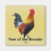 Jahr des Rooster-Magnet Magnet (Vorne)