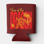 Jahr des roten Goldes des Drachen Dosenkühler (Rückseite)