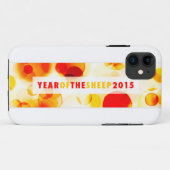 Jahr des Schafs 2015 (Bukeh) Case-Mate iPhone Hülle (Rückseite (Horizontal))