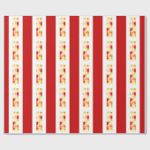 Jahr des Schafs 2015 (Bukeh) Geschenkpapier (Flach)