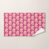 Jahr des Schweine-Design-Badetuch-Set Badhandtuch Set (Handtuch)
