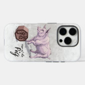 Jahr des Schweins (Schwein) Chinesische Kunst der Case-Mate iPhone Hülle (Rückseite (Horizontal))