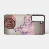 Jahr des Schweins (Schwein) Chinesische Kunst der Samsung Galaxy Hülle (Rückseite (Horizontal))