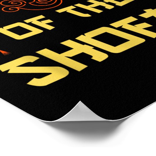 Jahr des Shofar Funny Chinese Jüdischen Neujahrs H Poster (Ecke)