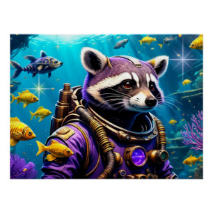 JAHR DES STAHLRAKCOONS 6 POSTER