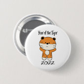 Jahr des Tiger 2022 Button (Vorne & Hinten)