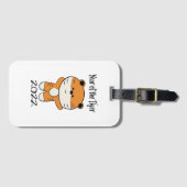 Jahr des Tiger 2022 Gepäckanhänger (Vorderseite (Horizontal))