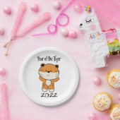 Jahr des Tiger 2022 Pappteller (Party)