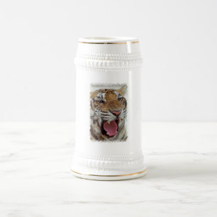 Jahr des Tiger-Bieres Stein Bierglas