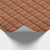 Jahr des Tiger-Chinesischen Symbols Geschenkpapier (Ecke)