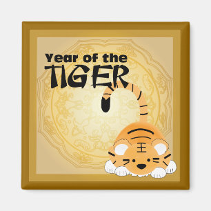 Jahr des Tiger-Magnet Magnet